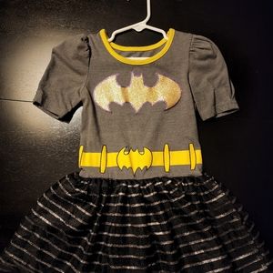 Girls Superhero Batman party dress.